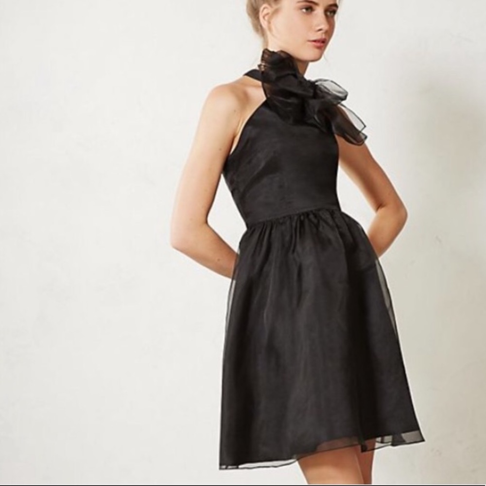 Anthropologie Halter Gown